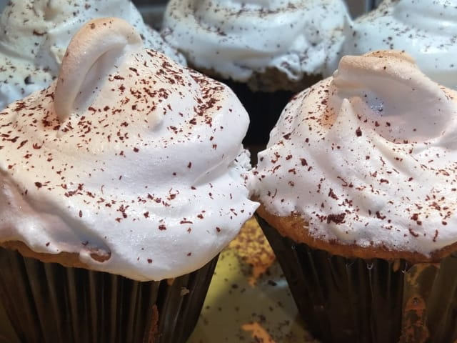 cupcakes con merengue